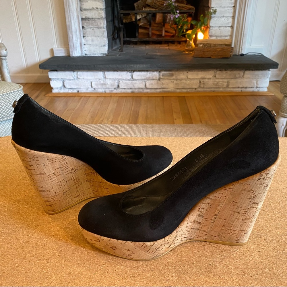 Stuart Weitzman Corkswoon wedge.